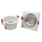 Aluminum MR16 GU10 LED Halogen Recessed Interior-Lighting Ceiling Light Round Trumpet Lighting Spotlight Fixture Adjustable Tilt Downlight