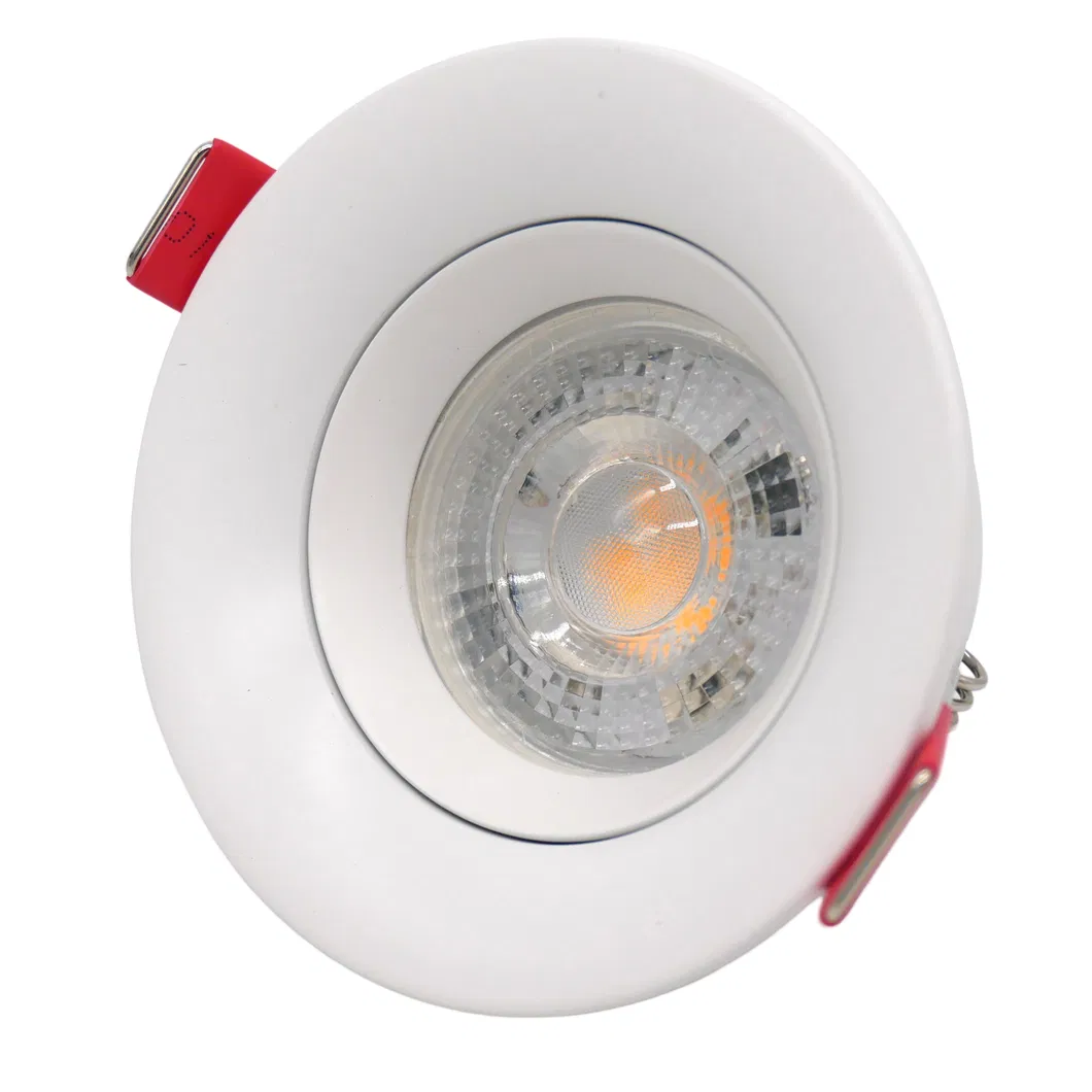 Aluminum MR16 GU10 LED Halogen Round Trumpet Recessed Ceiling Light Hotel Home Commercial Lighting Spotlight Fixture Adjustable Downlight