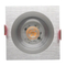 Aluminum MR16 GU10 LED Halogen Recessed Ceiling Light Square Trumpet Hotel Home Commercial Lighting Spotlight Fixture Adjustable Tilt Downlight