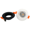 MR16 GU10 Aluminum LED Halogen Round Ceiling Light Trumpet Recessed Trim Spotlight Downlight Housing