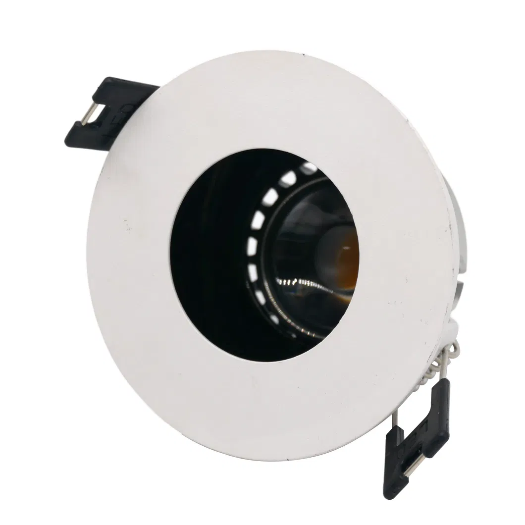 Aluminum MR16 GU10 LED Halogen Round Decorative Hotel Home Commercial Lighting Downlight Fixture Recessed Ceiling Light Adjustable Tilt Semicircle Spotlight