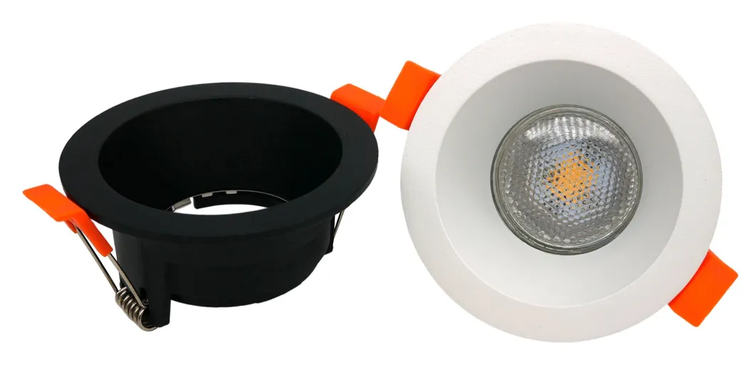LED Halogen Round Trumpet Recessed Spotlight Ceiling Light MR16 GU10 Downlight