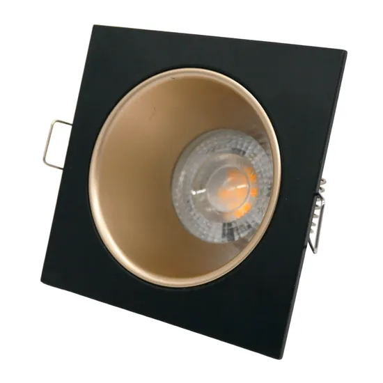 Aluminum MR16 GU10 LED Halogen Square Recessed Balcony Ceiling Light Downlight Fixture