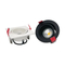 Aluminum MR16 GU10 LED Halogen Recessed Interior-Lighting Ceiling Light Round Fixture 360° Rotatable Adjustable Spotlight