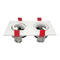 MR16 GU10 LED Halogen Recessed Aluminum Square Downlight Ceiling Light Adjustable Double-Head Spotlight