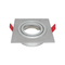 MR16 GU10 LED Halogen Recessed Square 3-Head Adjustable Ceiling Downlight Fixture Spotlight with Aluminum