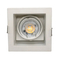 Aluminum MR16 GU10 LED Halogen Square Downlight Fixture Recessed Adjustable Frames Ceiling Light Spotlight