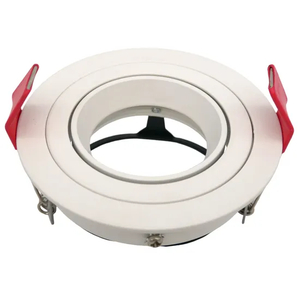 Halogen Recessed MR16 GU10 LED Aluminum Adjustable Ceiling Light Commercial Round Fixture Downlight Spotlight