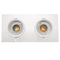 2 Heads Borderless Recessed Spotlight LED Halogen MR16 GU10 Downlight