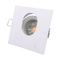 Aluminum MR16 GU10 LED Halogen Square Decorative Hotel Home Commercial Lighting Downlight Fixture Recessed Ceiling Light Adjustable Tilt Oval Spotlight