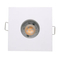 Aluminum MR16 GU10 LED Halogen Square Interior-Lighting Downlight Fixture Recessed Ceiling Light Adjustable Tilt Round Spotlight