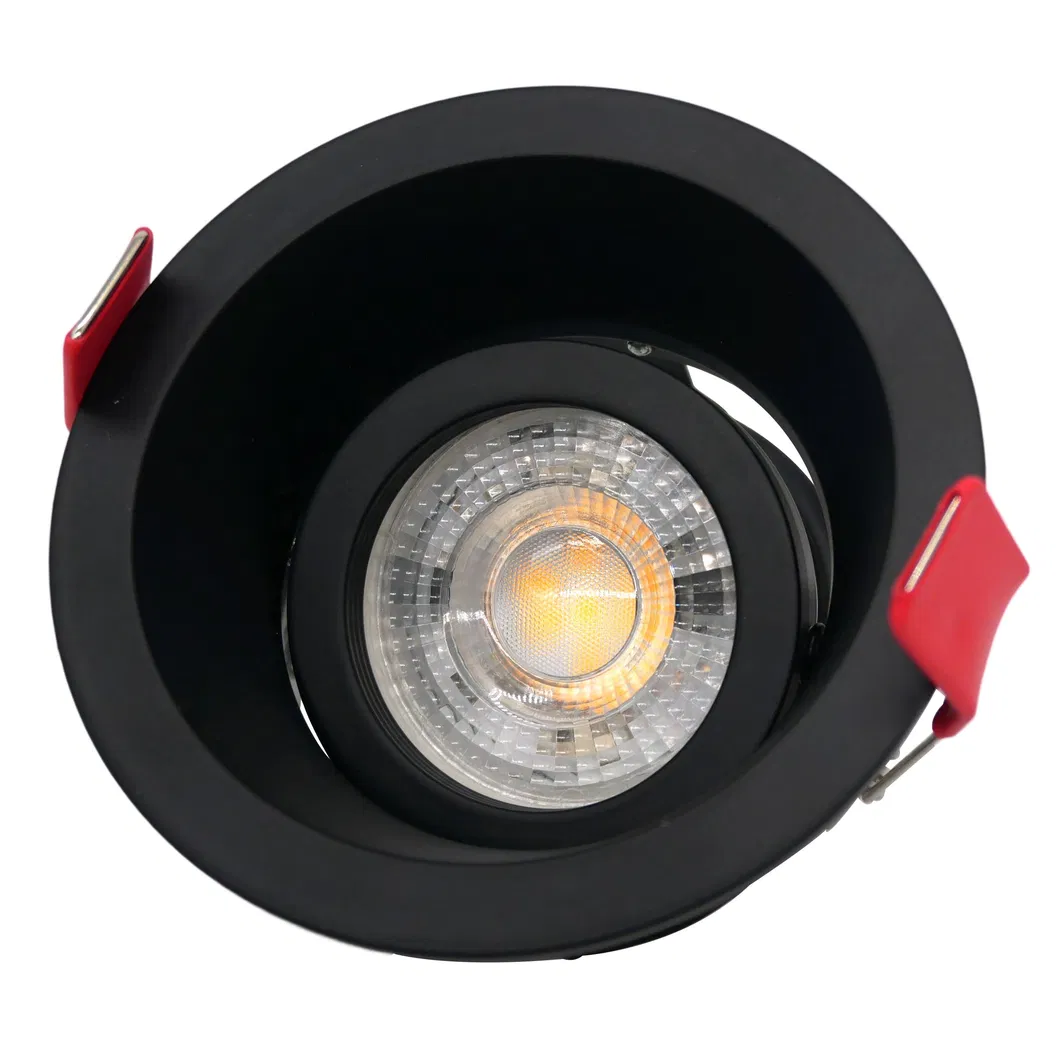 Aluminum MR16 GU10 LED Halogen Recessed Interior-Lighting Ceiling Light Round 360&deg; Rotatable Adjustable Spotlight