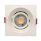 Aluminum MR16 GU10 LED Light Halogen Recessed Ceiling Light Square Interior-Lighting Downlight Fixture 360° Rotatable Adjustable Spotlight