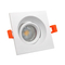 Aluminum MR16 GU10 LED Halogen Trumpet Square Decorative Hotel Home Commercial Lighting Downlight Fixture Recessed Ceiling Light Adjustable Spotlight