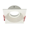 MR16 GU10 Aluminum LED Halogen Recessed Ceiling Light Fitting Square Hotel Home Lighting Downlight Fixture Frame Adjustable Tilt Spotlight