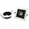Aluminum MR16 GU10 LED Halogen Ceiling Light Square Commercial Indoor Lighting Recessed Downlight Fixture Adjustable Tilt Spotlight