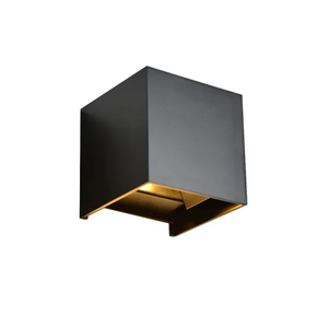 Aluminum LED Halogen Outdoor Square IP65 Garden Light Wall Lamp