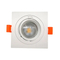 Aluminum MR16 GU10 LED Halogen Recessed Square Adjustable Spotlight Decorative Hotel Fixture Downlight Ceiling Light