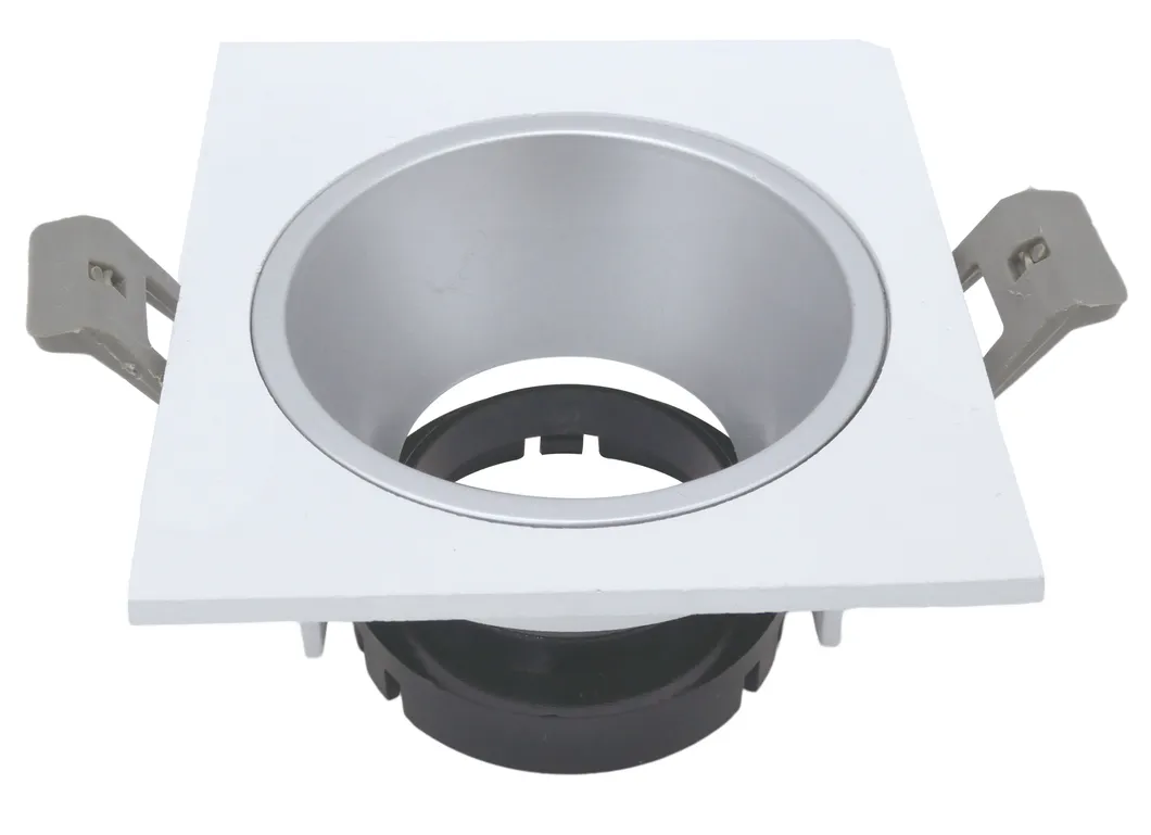 Aluminum MR16 GU10 LED Halogen Recessed Ceiling Light Spotlight Fixture Adjustable Frames Downlight