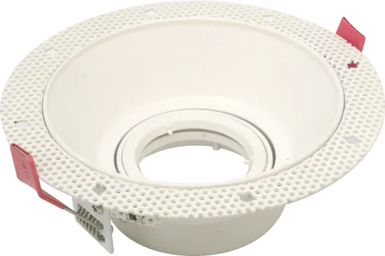 MR16 GU10 LED Halogen Borderless Aluminum Spotlight Housing Downlight Ceiling Light