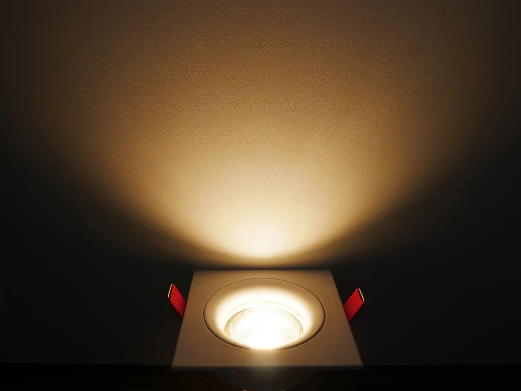 MR16 GU10 LED Halogen Recessed Ceiling Light Square Spotlight