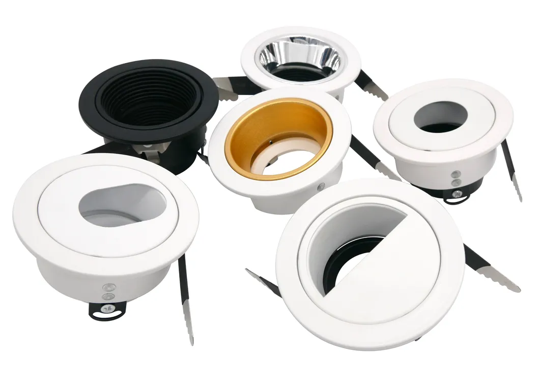 MR16 GU10 LED Halogen Recessed Interior-Lighting Trumpet Ceiling Light Anti-Glare Round Downlight