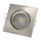 Aluminum MR16 GU10 LED Light Halogen Ceiling Light Commercial Indoor Recessed Downlight Fixture Adjustable Tilt Square Spotlight