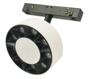 6W 9W Round Spotlight Ceiling Light COB LED Adjustable Angle Magnetic Track Lights