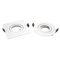 MR16 GU10 LED Halogen Recessed Frames Interior-Lighting Ceiling Light Round Spotlight Fixture Downlight