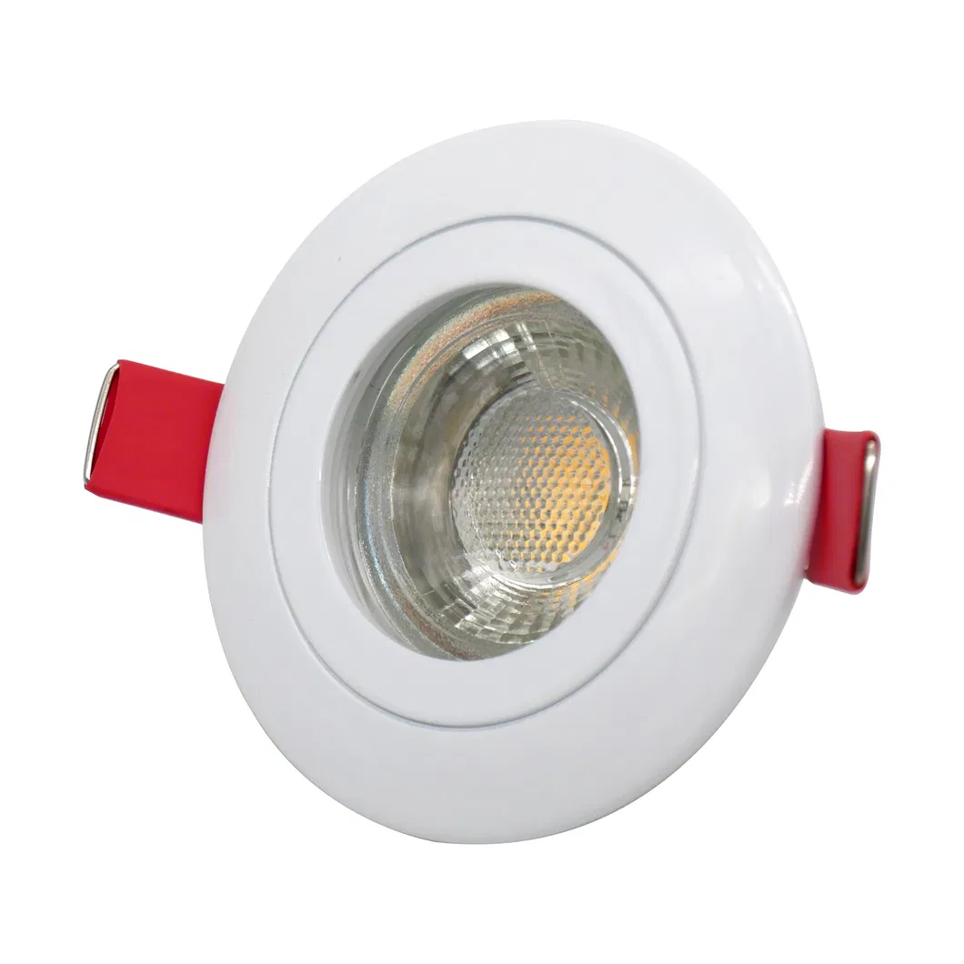 Aluminum GU10 LED Halogen Round Simple Recessed Ceiling Light Fixture Spotlight Downlight