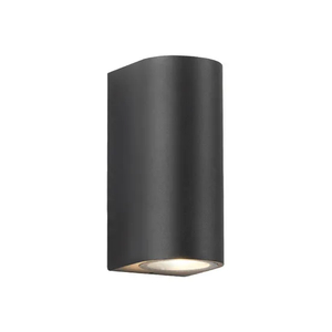 MR16 GU10 LED Halogen Outdoor Lighting Round 2-Sided IP65 Garden Wall Lamp