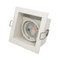 Aluminum MR16 GU10 LED Halogen Square Downlight Fixture Recessed Adjustable Frames Ceiling Light Spotlight