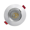 Aluminum LED Halogen MR16 GU10 Recessed Ceiling Light Round Interior-Lighting Downlight Fixture Frame Adjustable Tilt 90mm Spotlight