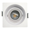 Aluminum MR16 GU10 LED Halogen Recessed Ceiling Light Trumpet Square Commercial Lighting Downlight Fixture Adjustable Spotlight