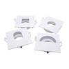 Aluminum MR16 GU10 LED Halogen Square Decorative Hotel Home Commercial Lighting Downlight Fixture Recessed Ceiling Light Adjustable Tilt Oval Spotlight