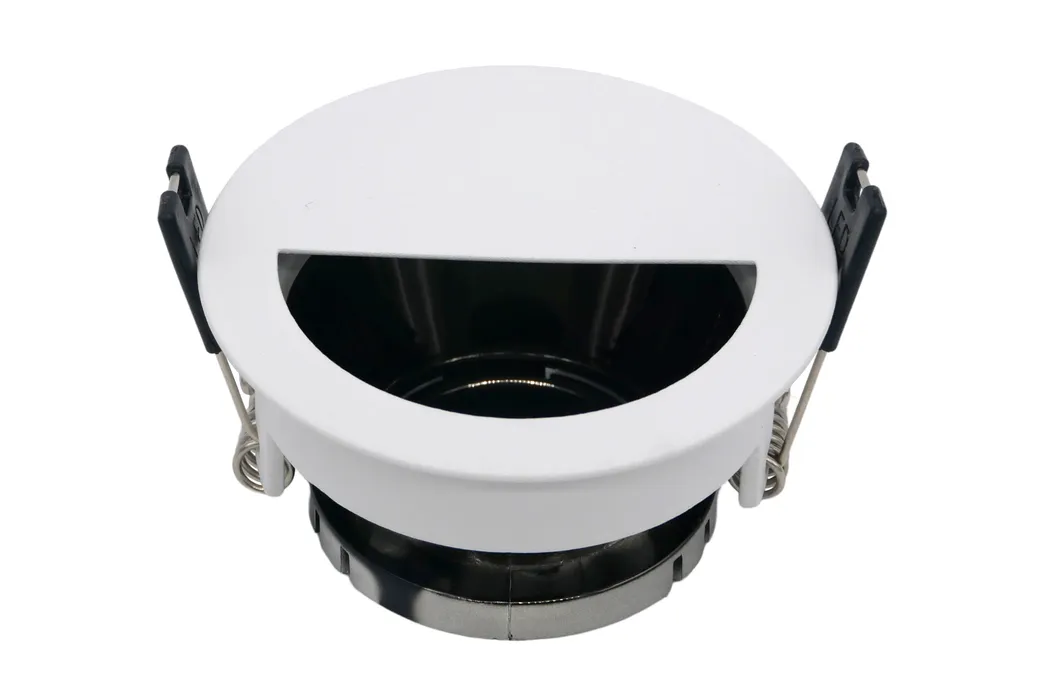 Aluminum MR16 GU10 LED Halogen Round Interior-Lighting Recessed Ceiling Light Adjustable Tilt Semicircle Spotlight