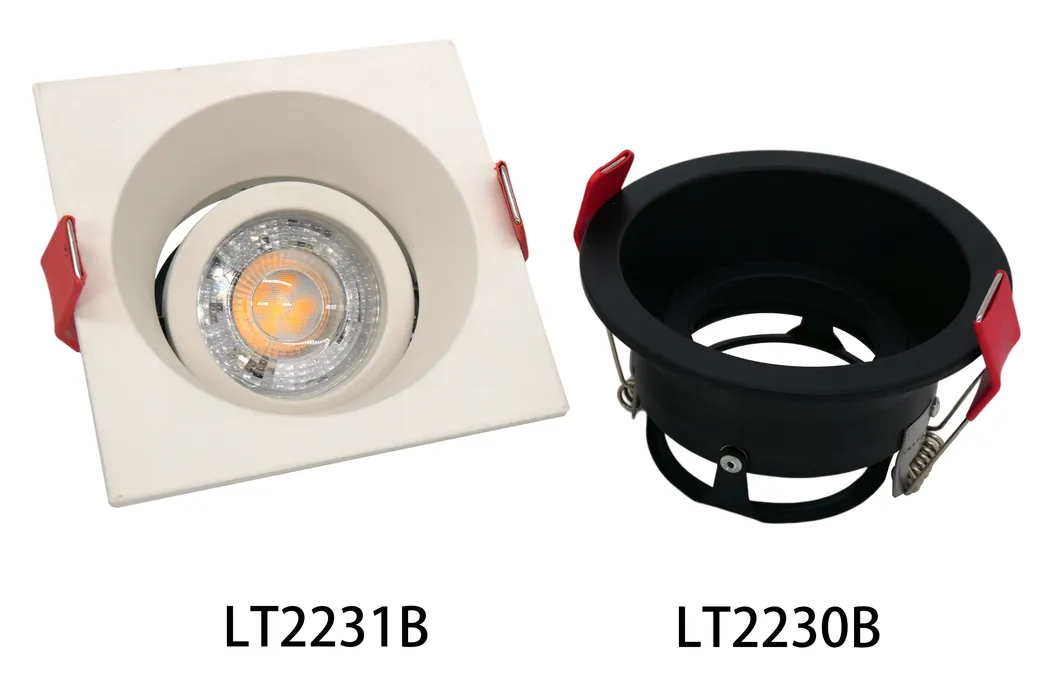 Aluminum MR16 GU10 LED Halogen Recessed Interior-Lighting Ceiling Light Round 360&deg; Rotatable Adjustable Spotlight