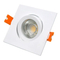 Aluminum MR16 GU10 LED Halogen Square Hotel Commercial Lighting Downlight Fixture Recessed Ceiling Light Adjustable Tilt Spotlight