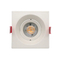 MR16 GU10 Aluminum LED Halogen Recessed Ceiling Light Fitting Square Hotel Home Lighting Downlight Fixture Frame Adjustable Tilt Spotlight