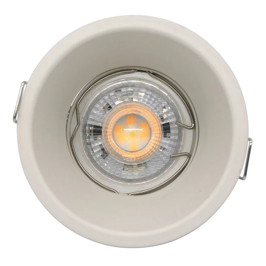 Aluminum LED Light Halogen MR16 GU10 Recessed Ceiling Light Fitting Round Hotel Home Commercial Lighting Downlight Fixture Frame Adjustable Tilt Spotlight