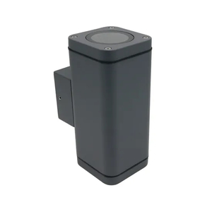 MR16 GU10 LED Halogen Outdoor Square Double-Sided IP65 Garden Wall Lamp