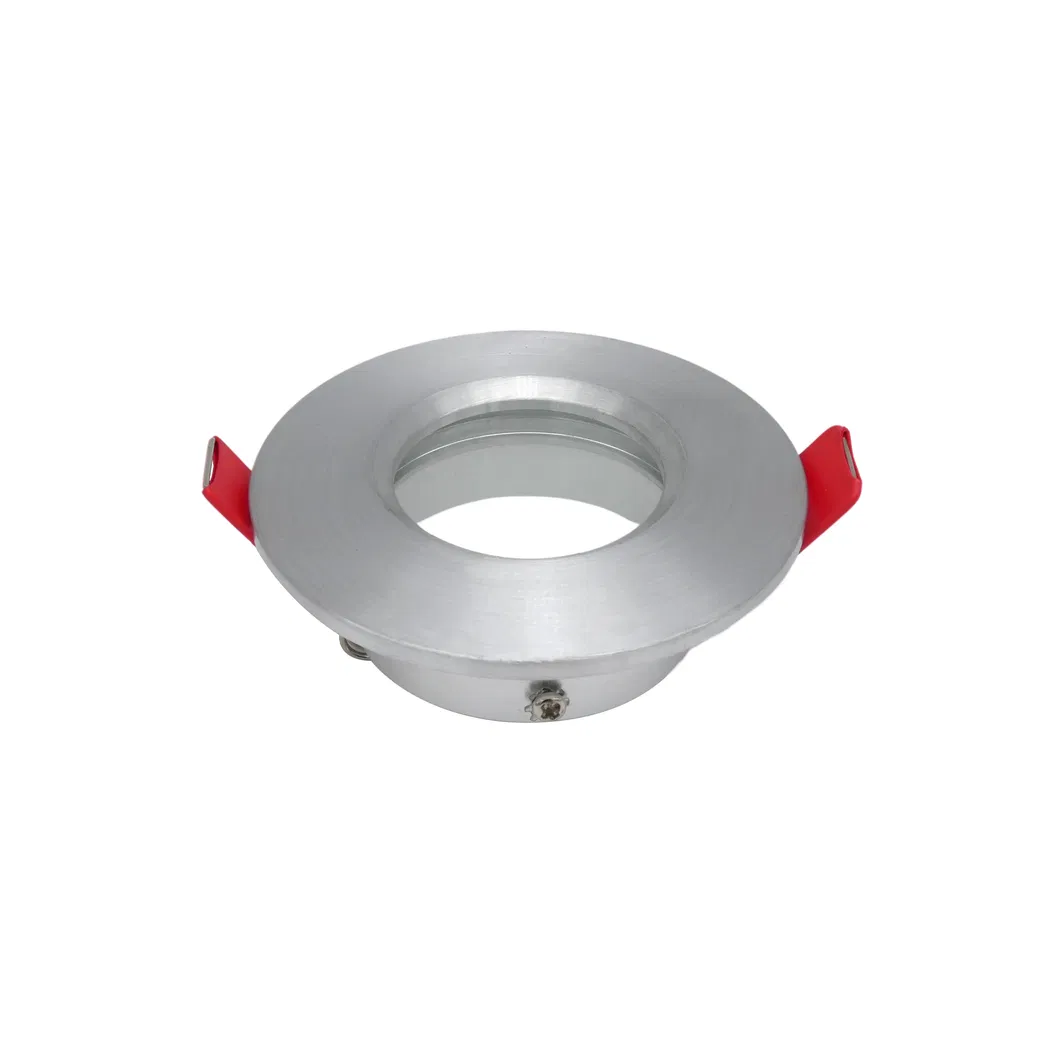 MR16 GU10 Aluminum LED Halogen Recessed Ceiling Light Round Hotel Home Lighting Fixture Frame Tilt Downlight Spotlight
