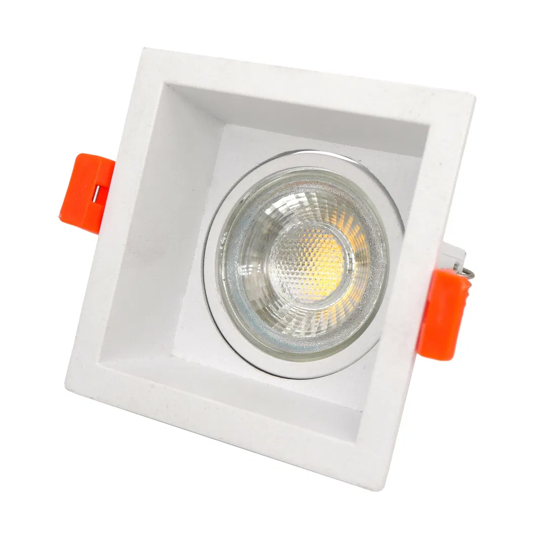 Aluminum MR16 GU10 LED Halogen Recessed Adjustable Ceiling Light Downlight Fixture Spotlight