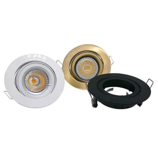 Aluminum MR16 GU10 LED Halogen Ceiling Light Commercial Indoor Lighting Home Shop Recessed Downlight Fixture Adjustable Tilt Spotlight