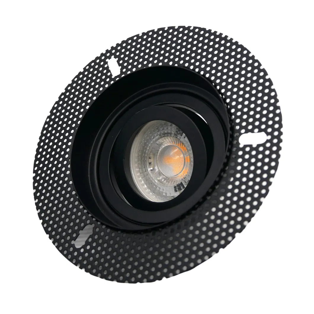 LED Halogen Aluminum MR16 GU10 Interior-Lighting Ceiling Light Indoor Lighting Recessed Downlight Fixture Adjustable Borderless Embedded Light Spotlight