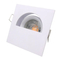Halogen Square Trumpet Recessed Ceiling Light LED MR16 GU10 Interior-Lighting Spotlight Downlight Housing with Aluminum