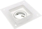 Aluminum MR16 GU10 LED Light Halogen Square Double Heads Recessed Reflector Adjustable Borderless Ceiling Light Spotlight Housing
