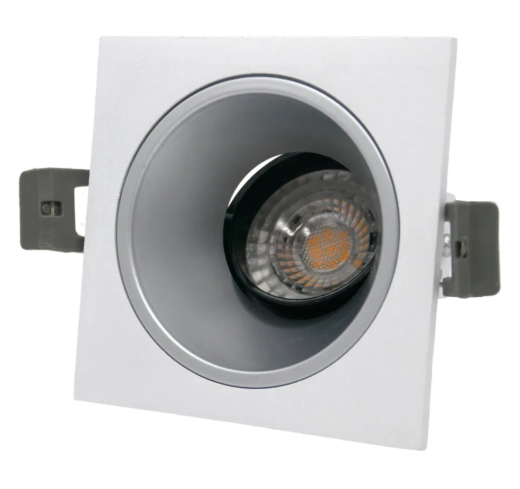 Aluminum MR16 GU10 LED Halogen Recessed Ceiling Light Spotlight Fixture Adjustable Frames Downlight