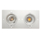 MR16 GU10 LED Halogen Recessed 2 Heads Borderless Spotlight