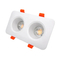 Aluminum MR16 GU10 LED or Halogen Square Recessed Spotlight Downlight Ceiling Light
